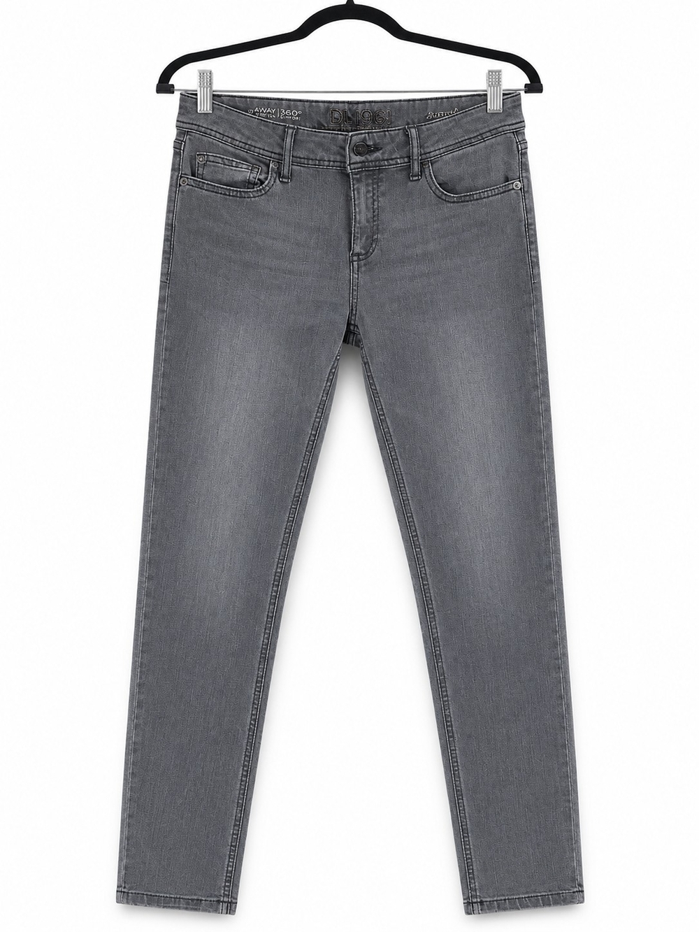 DL1961 Gray Slim Straight 4-Way Stretch Jeans Size 26